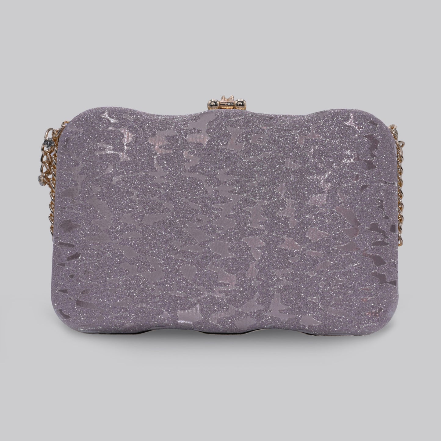 Diamond Clutch with Chain Handle