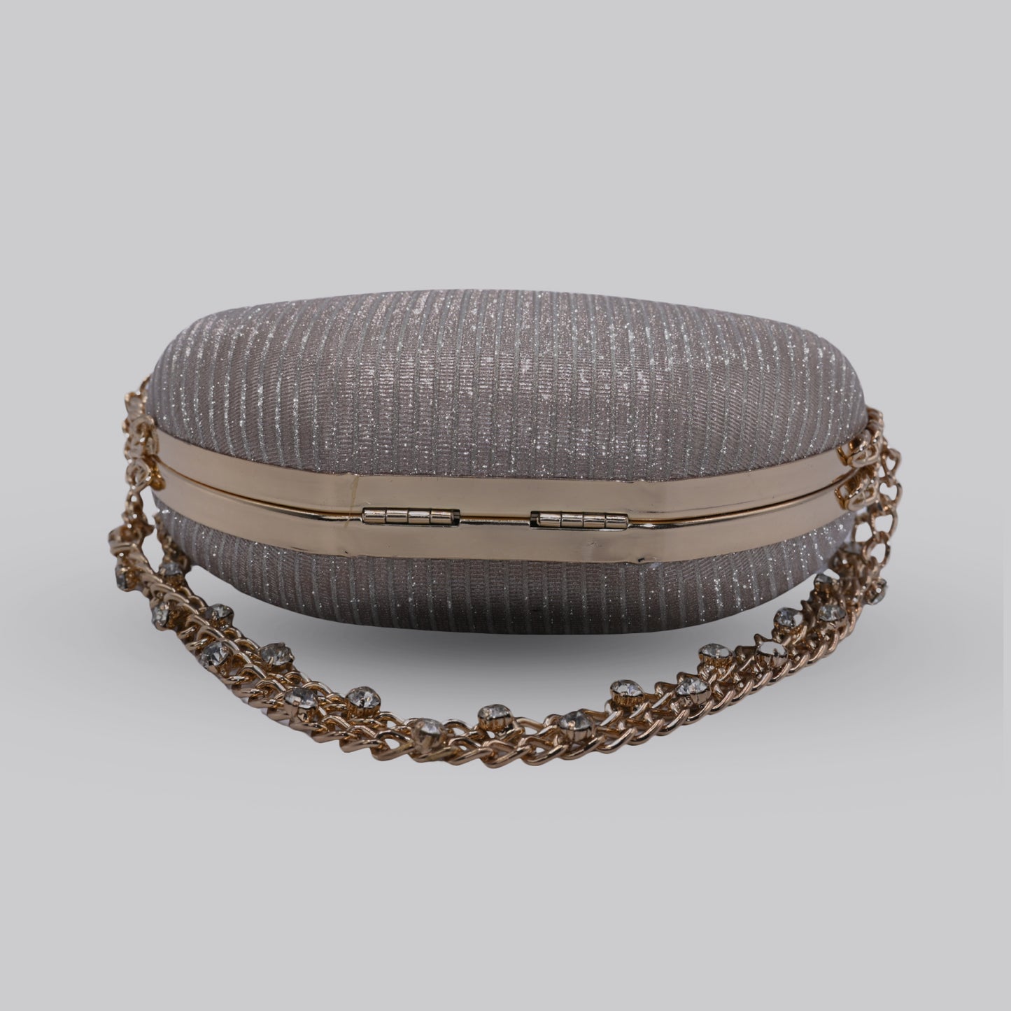 Apple Clutch with Chain Handle