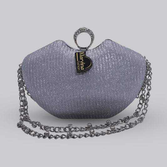 Apple Clutch with Chain Handle