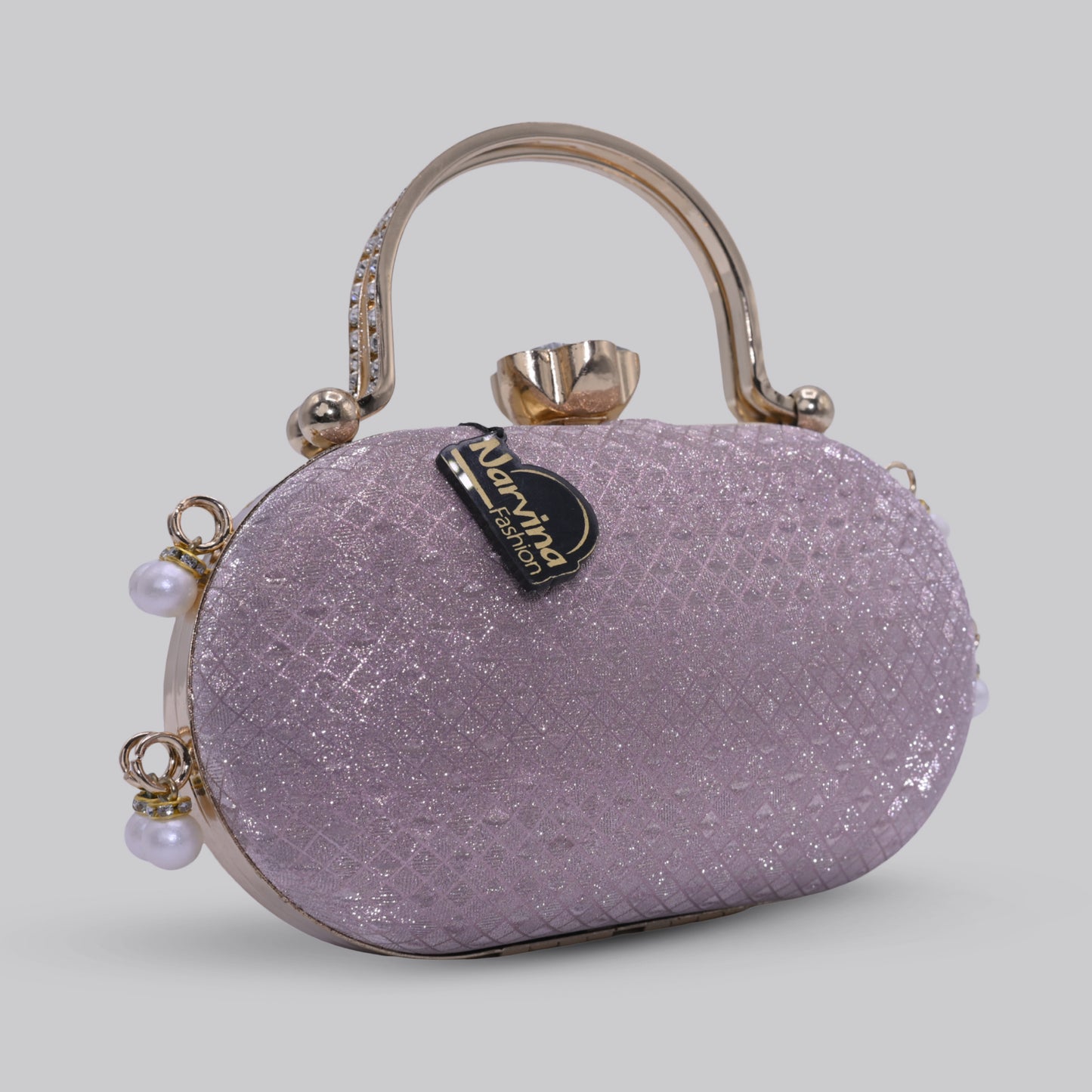 Pearl Clutch with Handle
