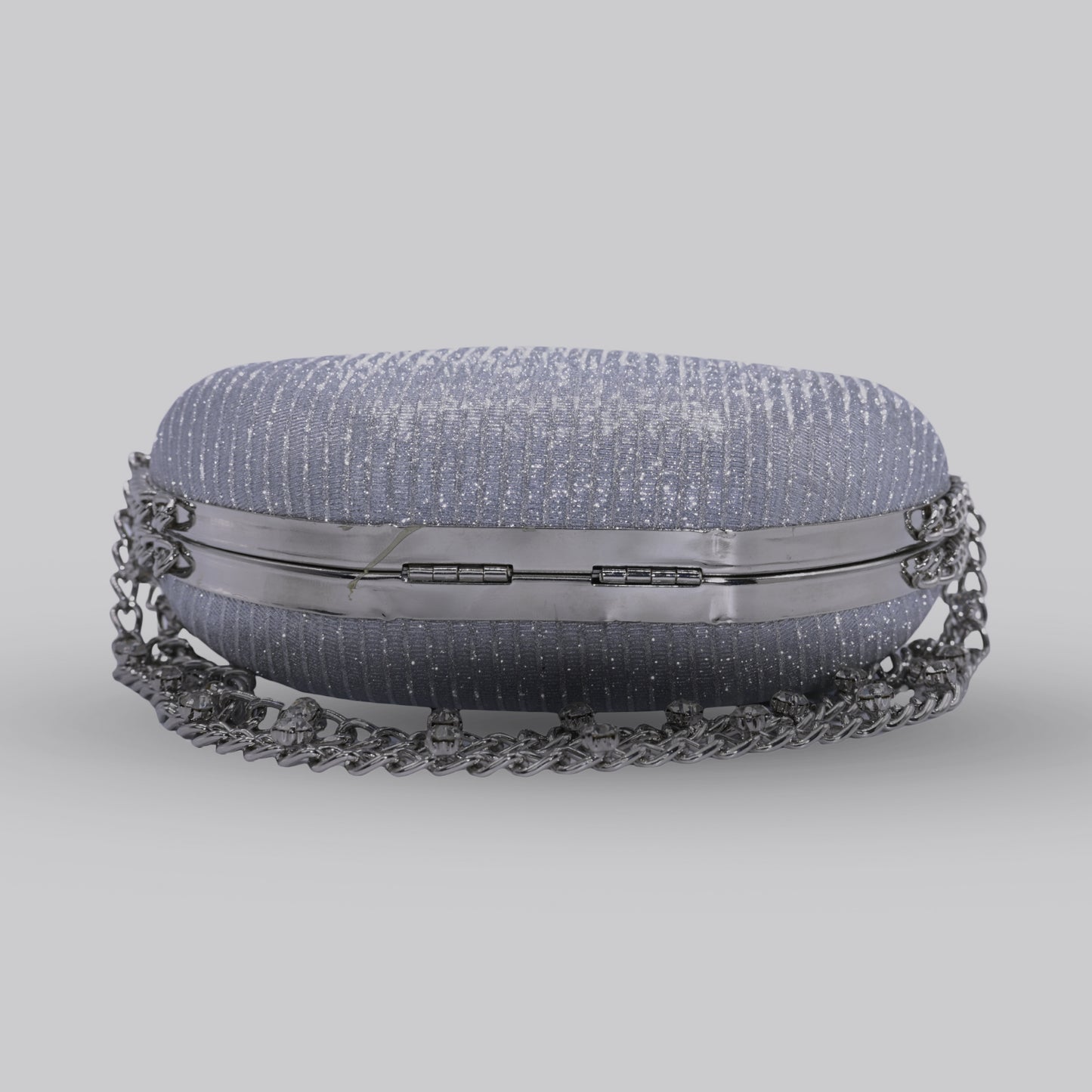 Apple Clutch with Chain Handle
