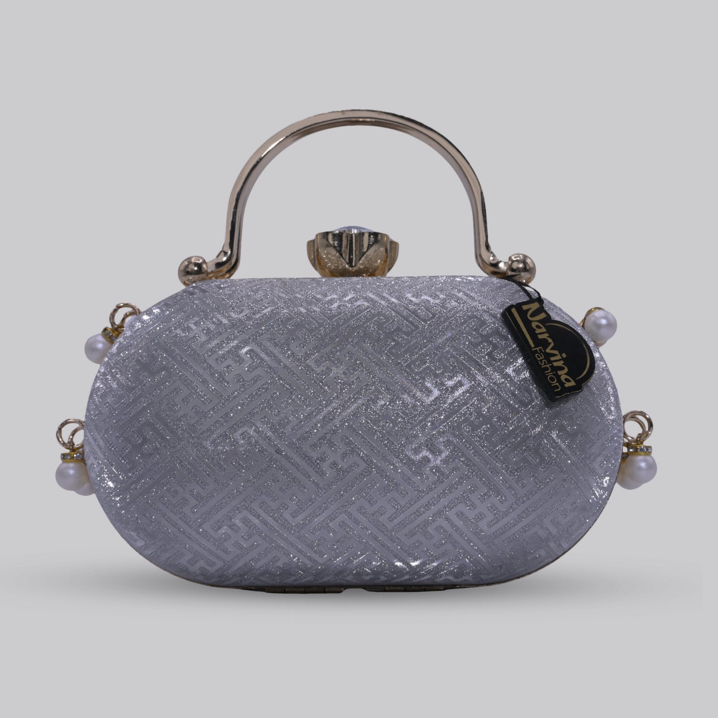 Pearl Clutch with Handle