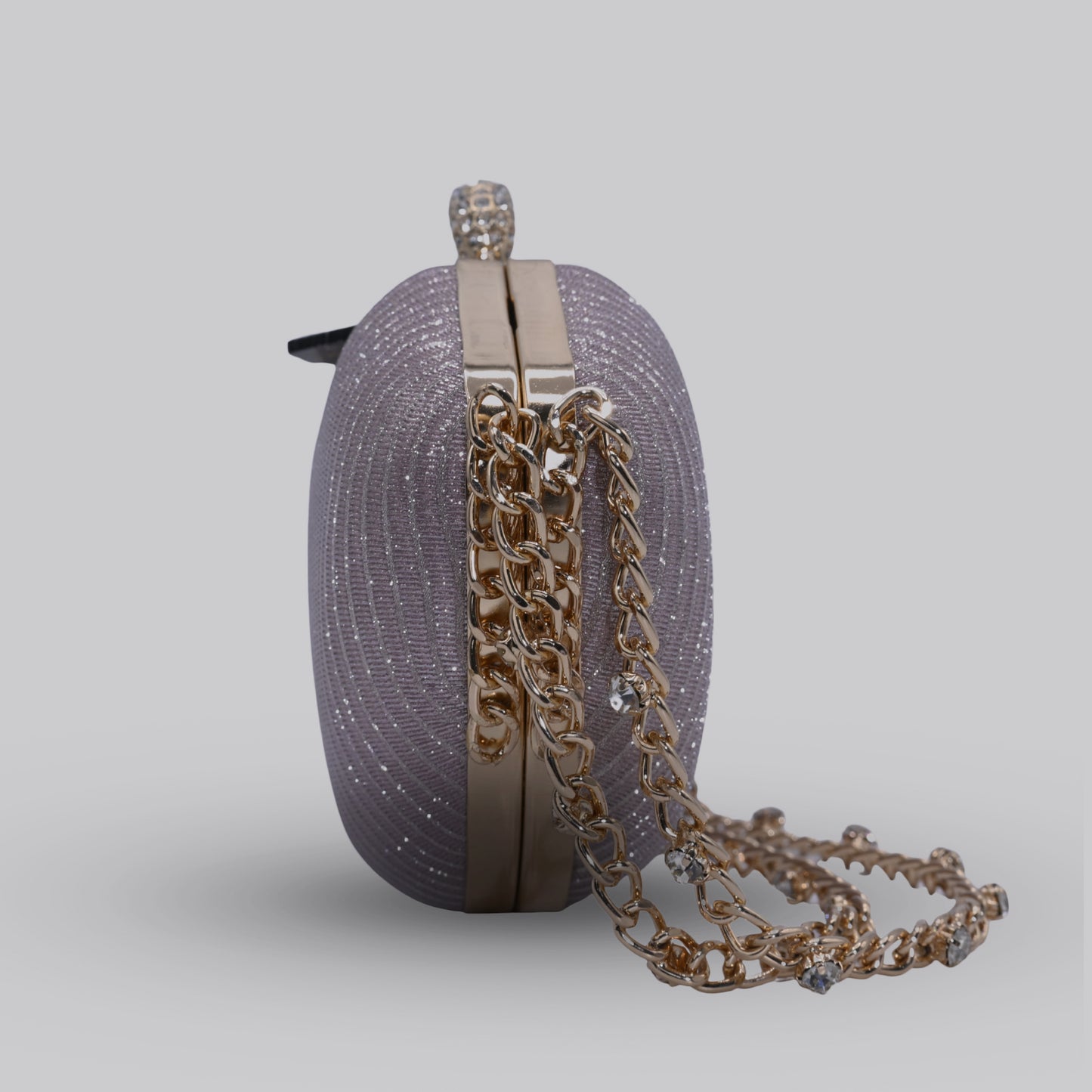 Apple Clutch with Chain Handle