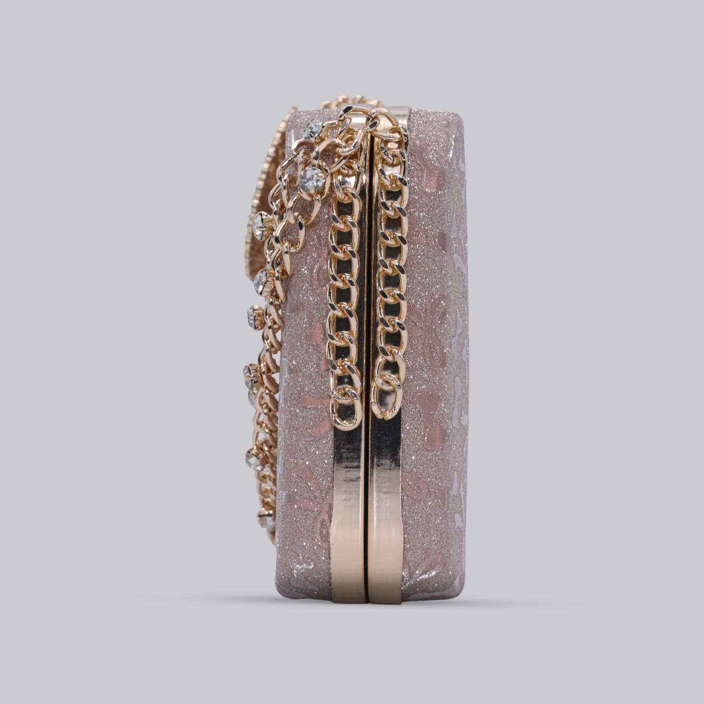Diamond Clutch with Chain Handle
