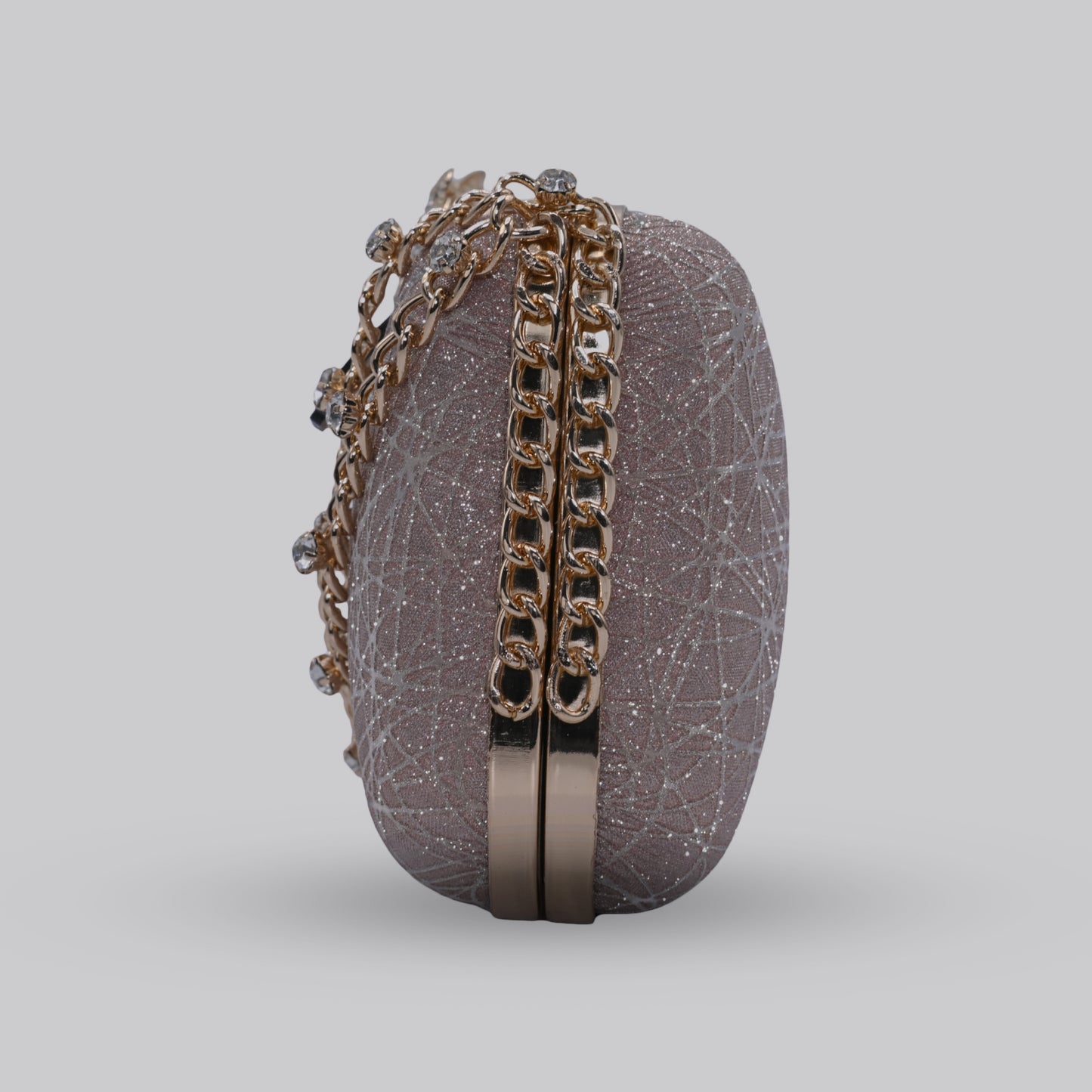 Butterfly Glam Clutch with Chain Handle