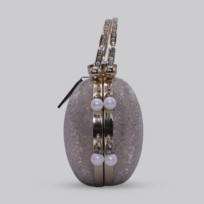 Pearl Clutch with Handle