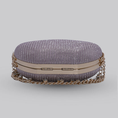 Apple Clutch with Chain Handle