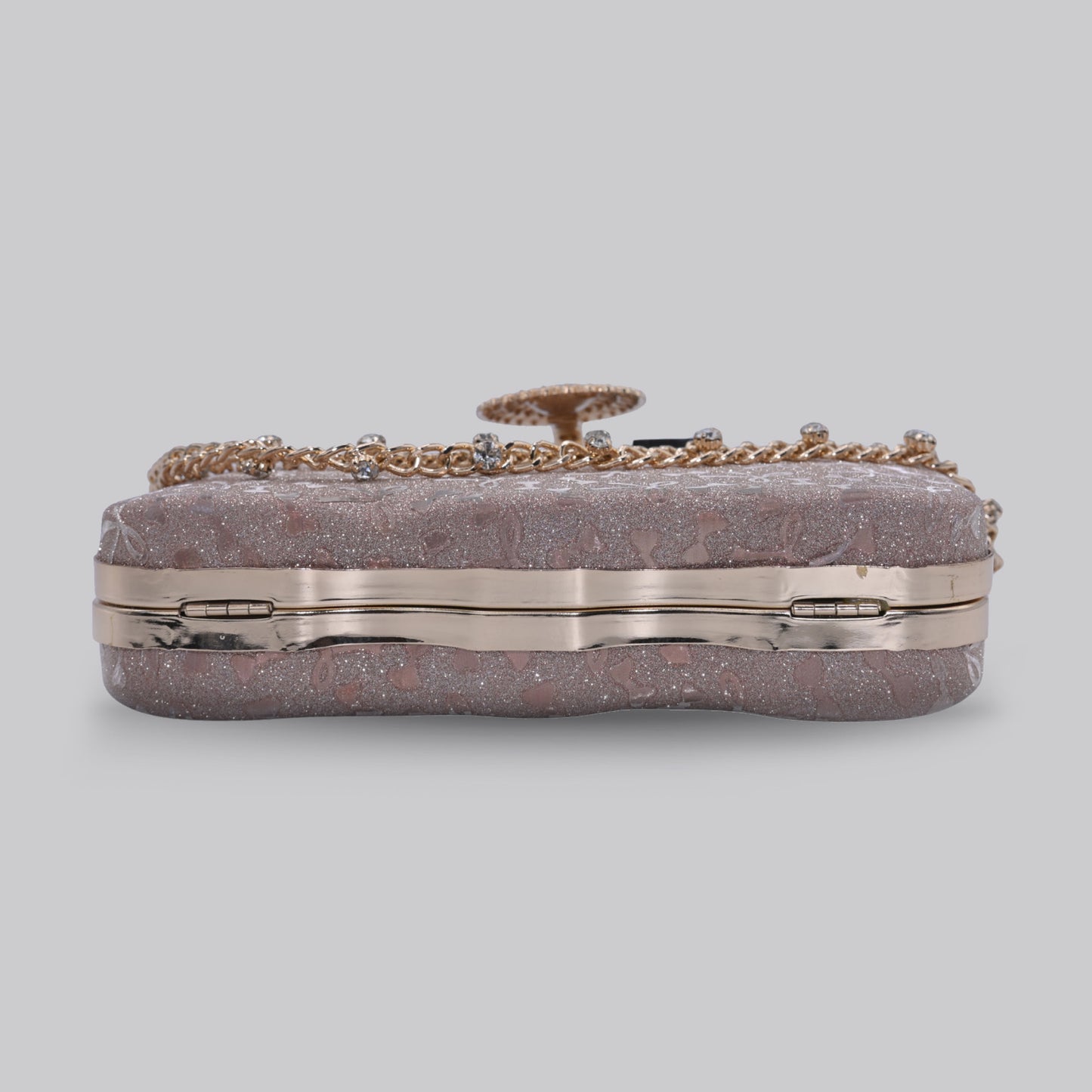 Diamond Clutch with Chain Handle