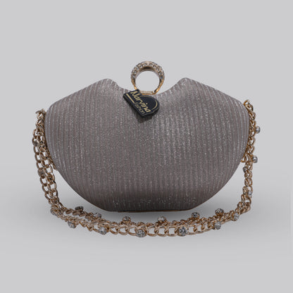 Apple Clutch with Chain Handle