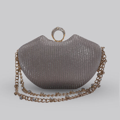 Apple Clutch with Chain Handle