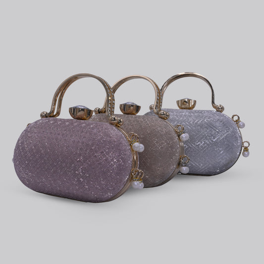 Pearl Clutch with Handle