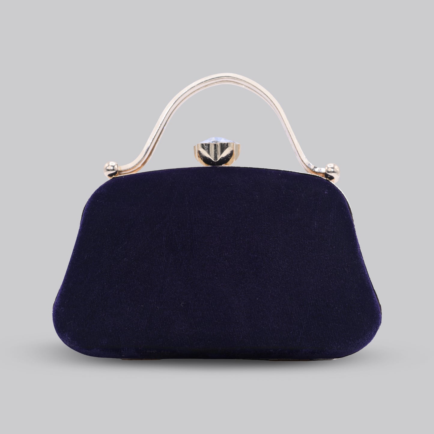 Velvet Clutch with Handle