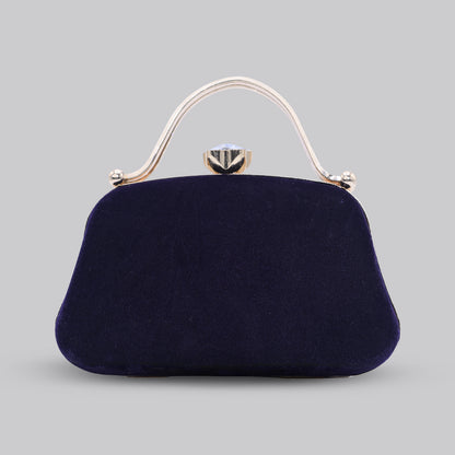 Velvet Clutch with Handle