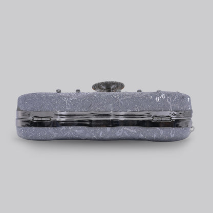 Diamond Clutch with Chain Handle